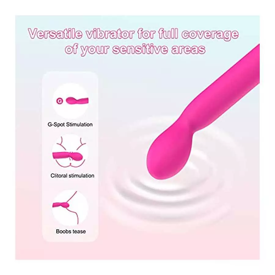 Female G-Spot Vibrator with 10 Modes, 100% Waterproof Vibes for Women/Men, Clitoris Nipple Stimulation Massagers, Vagina Masturb