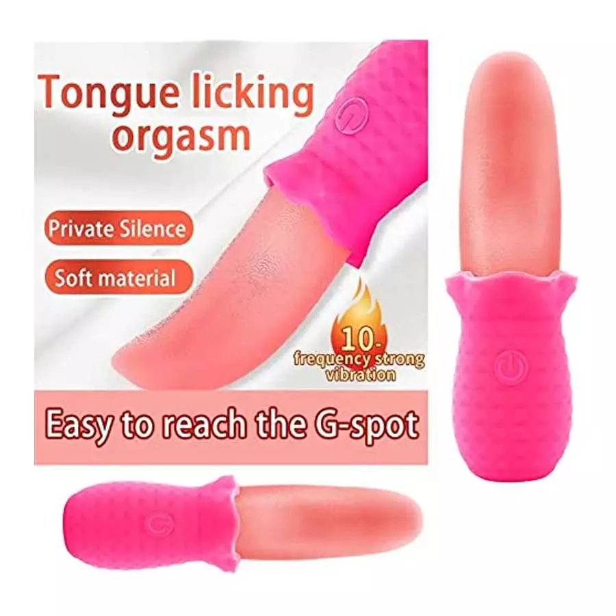Rose Toys/Woman Sex, Stimulator for Women, Clitoral G Spot Tongue Licking Vibrator Nipples Massager Vaginal Breast Anal Sex Toys
