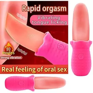 Rose Toys/Woman Sex, Stimulator for Women, Clitoral G Spot Tongue Licking Vibrator Nipples Massager Vaginal Breast Anal Sex Toys