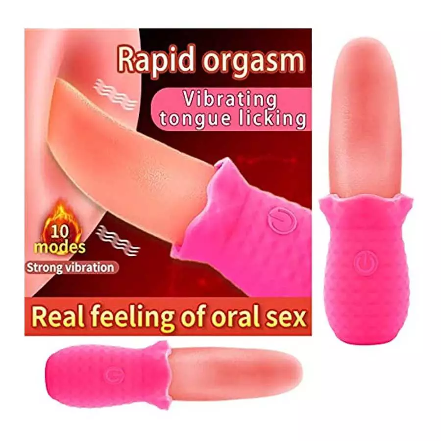 Rose Toys/Woman Sex, Stimulator for Women, Clitoral G Spot Tongue Licking Vibrator Nipples Massager Vaginal Breast Anal Sex Toys