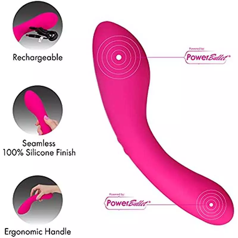 The Swan Wand Powerful Vibrator, Quiet Silicone Massager, Waterproof and Rechargeable Clitoral Stimulator, Multi-Function, Multi