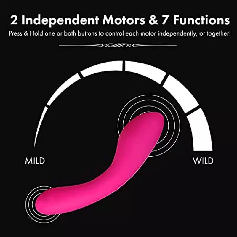 The Swan Wand Powerful Vibrator, Quiet Silicone Massager, Waterproof and Rechargeable Clitoral Stimulator, Multi-Function, Multi