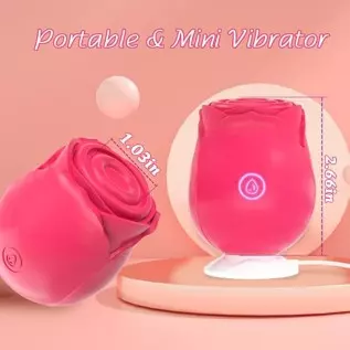 Rose Toy, Rose Sex Stimulator for Women, MHYNNR Pulsating Rose Sex Toy Vibrator, Rose Vibrations for Woman Pleasure with 7 Vibra