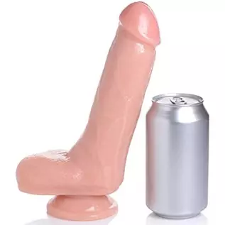 Lynx 9 Inch Dildo with Suction Cup - Light