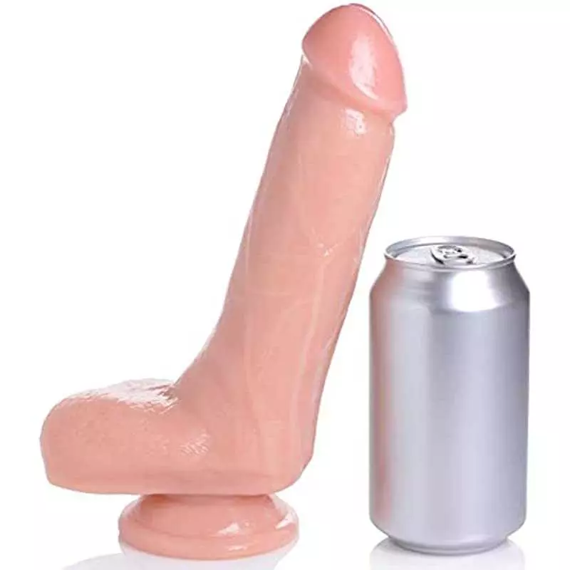 Lynx 9 Inch Dildo with Suction Cup - Light Lynx 9 Inch Dildo with Suction Cup - Light