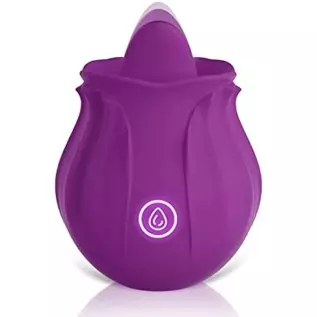 Rose Sex Stimulator for Women Pleasure, Rose Sex Toy for Woman with 10 Vibrating Modes, G spot Vibrator Clitoral Nipple Stimulat