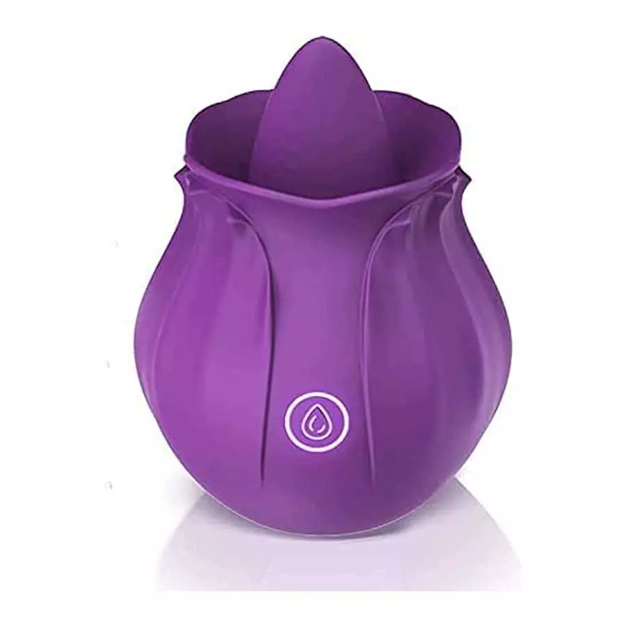 Rose Sex Stimulator for Women Pleasure, Rose Sex Toy for Woman with 10 Vibrating Modes, G spot Vibrator Clitoral Nipple Stimulat
