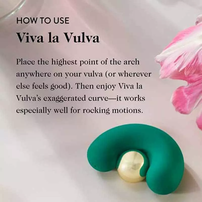 goop Viva La Vulva Vibrator - Rechargeable & Water-Resistant with 10 Ultraquiet Vibration Modes - Phthalate-Free, Latex-Free, BP