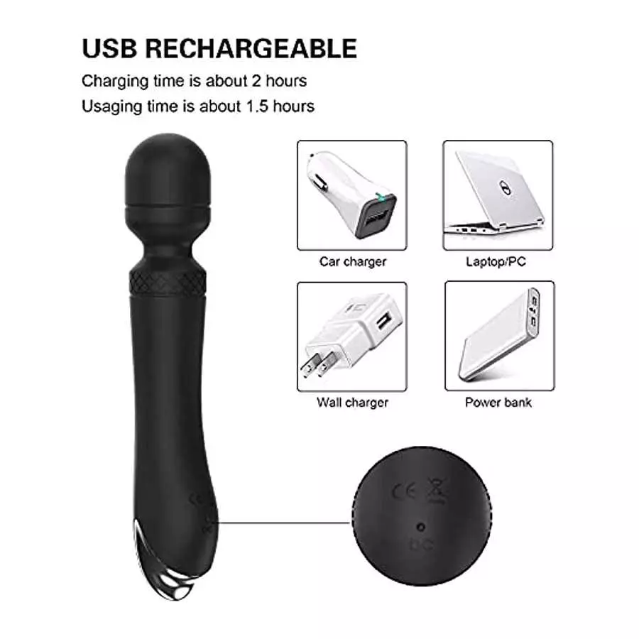 Sex Vibrators for Women, Vibrating Toys, Personal Wand Massager with 7 Vibration Modes Vibration