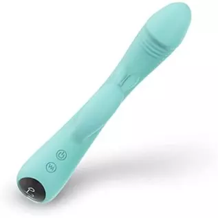 Rabbit Vibrator Dildos for G Spot Clit Stimulation, Dual Stimulator with 9 Vibration Modes, Rechargeable Waterproof, Soft Skin-F Rabbit Vibrator Dildos for G Spot Clit Stimulation, Dual Stimulator with 9 Vibration Modes, Rechargeable Waterproof, Soft Skin-F