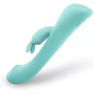 Rabbit Vibrator Dildos for G Spot Clit Stimulation, Dual Stimulator with 9 Vibration Modes, Rechargeable Waterproof, Soft Skin-F Rabbit Vibrator Dildos for G Spot Clit Stimulation, Dual Stimulator with 9 Vibration Modes, Rechargeable Waterproof, Soft Skin-F