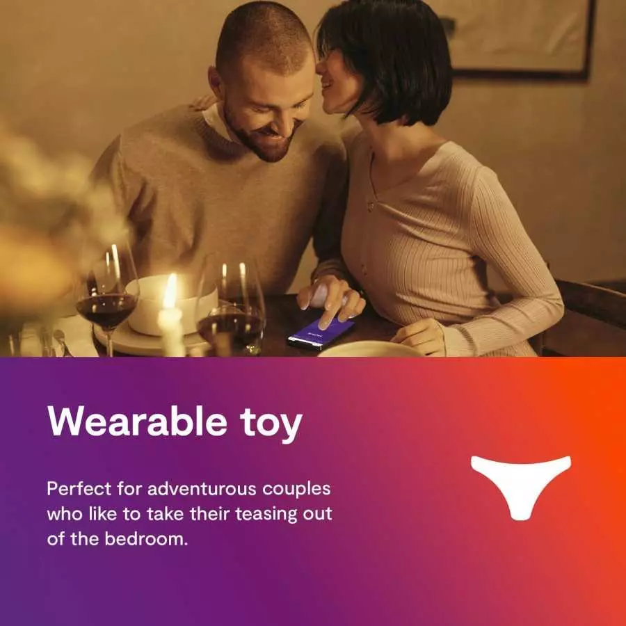 We-Vibe Tease Us Set Moxie + Moxie - Wearable Panty Vibrators for Women - Clitoral Stimulator with 10 Vibration Modes - App Cont