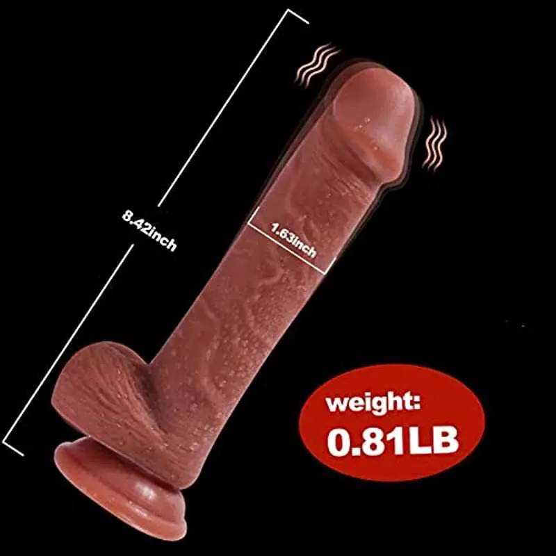 Realistic Ejaculating Dildo Squirting Dildo Vibrator 10 Vibrating 8.5inch Electric Anal Plug with Remote Control G Spot Dildos