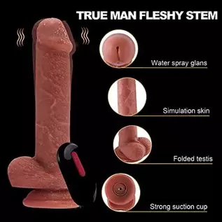 Realistic Ejaculating Dildo Squirting Dildo Vibrator 10 Vibrating 8.5inch Electric Anal Plug with Remote Control G Spot Dildos Realistic Ejaculating Dildo Squirting Dildo Vibrator 10 Vibrating 8.5inch Electric Anal Plug with Remote Control G Spot Dildos