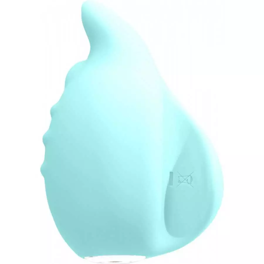 VeDO HUNI Rechargeable Lay-On Clitoral Vibrator Adult Sextoy for Women (Tease Me Turquoise)