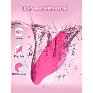 Wearable Vibrator Vibrating Panties with APP Control, Silicone Clitoral Vagina Stimulator Clit Nipple Teaser Adult Toy with 12 V