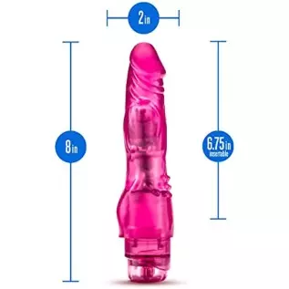 Blush The Banger - 8 Inch Realistic Powerful Vibrating Convenient Twist Dildo - Glows in The Dark Adjustable Multi Speed Thin Vi Blush The Banger - 8 Inch Realistic Powerful Vibrating Convenient Twist Dildo - Glows in The Dark Adjustable Multi Speed Thin Vi