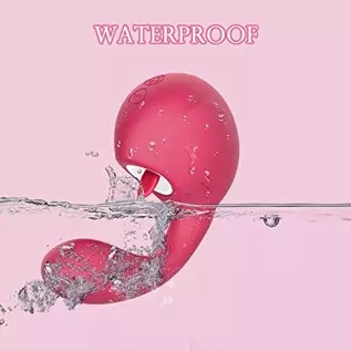 Clitoral Licking G Spot Vibrator for Clit and Vagina Stimulation, Rechargeable Dildo Tongue Vibrator with 3 Licking & 10 Vibrati Clitoral Licking G Spot Vibrator for Clit and Vagina Stimulation, Rechargeable Dildo Tongue Vibrator with 3 Licking & 10 Vibrati