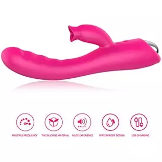 Stimulator for Women Womens Vibrator Sucking Sucker Toy Rose Silent Tongue Cordless Soft Waterproof Dual Motor Pleasure Heating Stimulator for Women Womens Vibrator Sucking Sucker Toy Rose Silent Tongue Cordless Soft Waterproof Dual Motor Pleasure Heating
