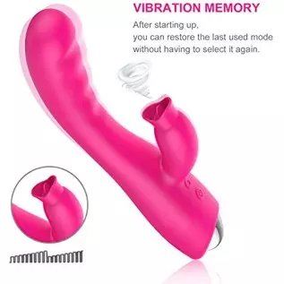 Stimulator for Women Womens Vibrator Sucking Sucker Toy Rose Silent Tongue Cordless Soft Waterproof Dual Motor Pleasure Heating Stimulator for Women Womens Vibrator Sucking Sucker Toy Rose Silent Tongue Cordless Soft Waterproof Dual Motor Pleasure Heating