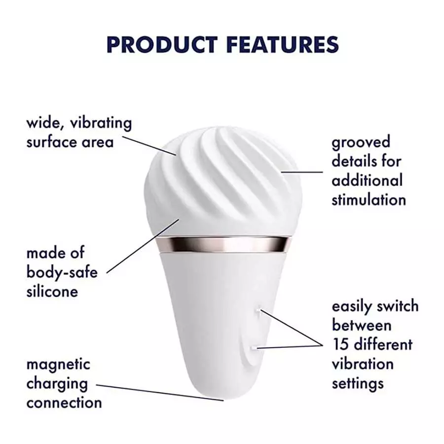 Satisfyer Little Wand Lay-On Vibrator - Powerful Vibrating Clitoral Stimulator, Personal Massager for Stimulation of Clitoris an