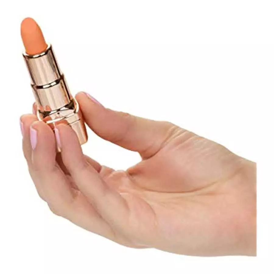 CalExotics Hide & Play Rechargeable Lipstick, Coral, 2 Ounce Bulk, 14019ORANGE_