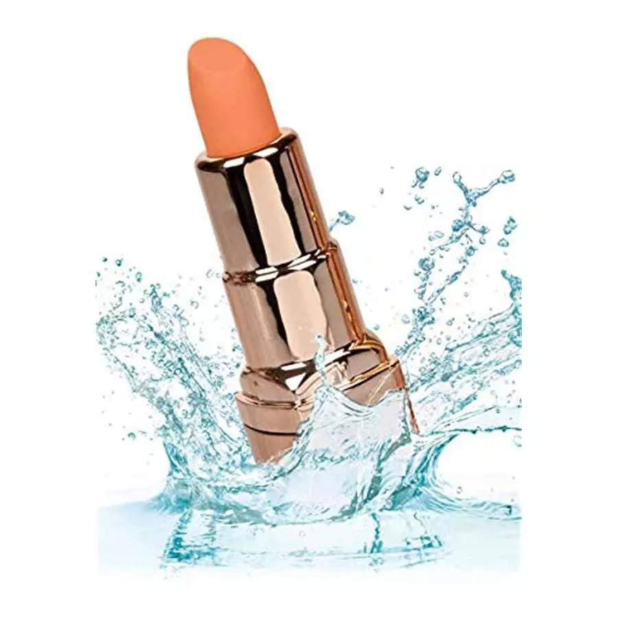CalExotics Hide & Play Rechargeable Lipstick, Coral, 2 Ounce Bulk, 14019ORANGE_