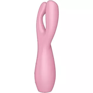 Satisfyer Threesome 3 Lay-On Vibrator - Powerful Vibrating Clitoral and Labia Stimulator, Personal Massager, Sex Toys for Women Satisfyer Threesome 3 Lay-On Vibrator - Powerful Vibrating Clitoral and Labia Stimulator, Personal Massager, Sex Toys for Women