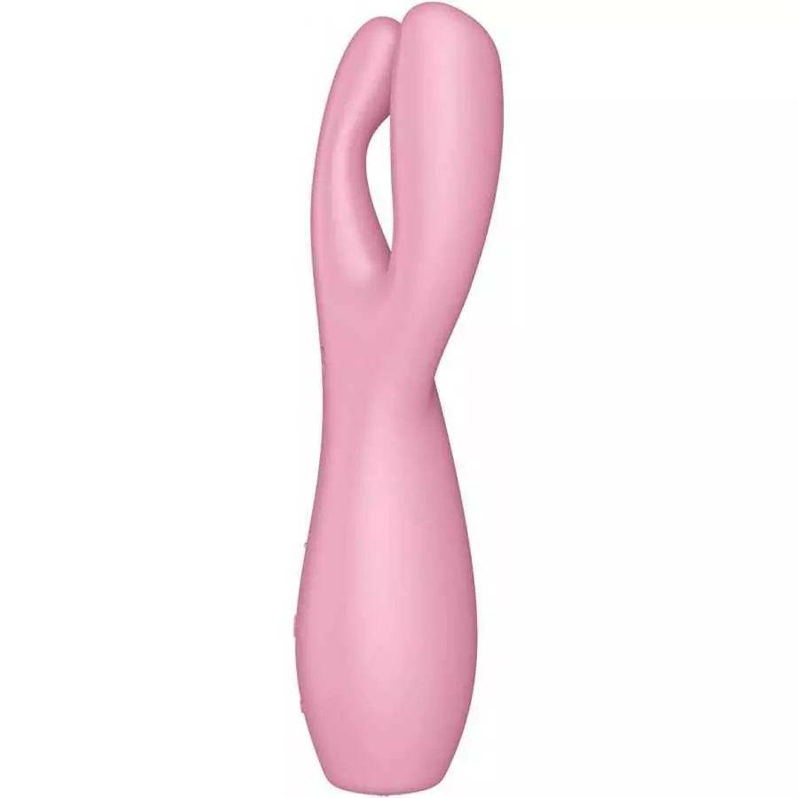 Satisfyer Threesome 3 Lay-On Vibrator - Powerful Vibrating Clitoral and Labia Stimulator, Personal Massager, Sex Toys for Women 