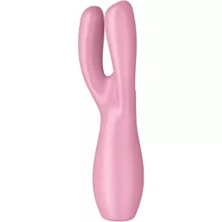 Satisfyer Threesome 3 Lay-On Vibrator - Powerful Vibrating Clitoral and Labia Stimulator, Personal Massager, Sex Toys for Women Satisfyer Threesome 3 Lay-On Vibrator - Powerful Vibrating Clitoral and Labia Stimulator, Personal Massager, Sex Toys for Women