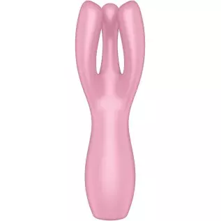 Satisfyer Threesome 3 Lay-On Vibrator - Powerful Vibrating Clitoral and Labia Stimulator, Personal Massager, Sex Toys for Women Satisfyer Threesome 3 Lay-On Vibrator - Powerful Vibrating Clitoral and Labia Stimulator, Personal Massager, Sex Toys for Women