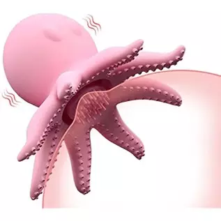 Octopus Nipple Massage Vibrator 10 Frequency Clitoris Stimulator Oral Sex Toys Breast Pump Enlargement Licking Nipple Vibrators 