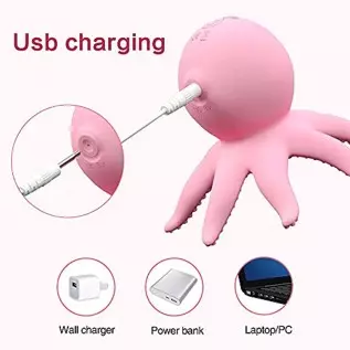 Octopus Nipple Massage Vibrator 10 Frequency Clitoris Stimulator Oral Sex Toys Breast Pump Enlargement Licking Nipple Vibrators Octopus Nipple Massage Vibrator 10 Frequency Clitoris Stimulator Oral Sex Toys Breast Pump Enlargement Licking Nipple Vibrators