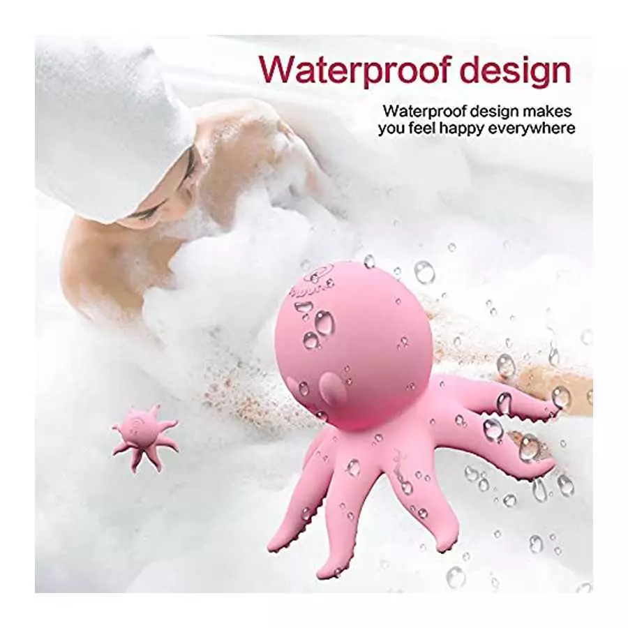 Octopus Nipple Massage Vibrator 10 Frequency Clitoris Stimulator Oral Sex Toys Breast Pump Enlargement Licking Nipple Vibrators 