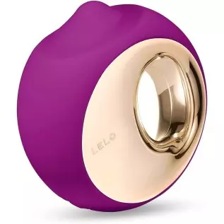 LELO ORA 3 Oral Pleasure Massager, Tongue Licking Toy for Woman Sensual Small Vibrator Personal Stimulator for Oral Sex, Deep Ro