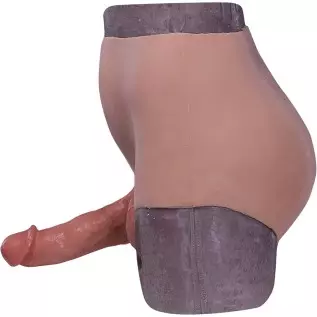 Realistic Silicone Dildo Wearable Sex Harness for Couple Pegging Women Lesbian Female Masturbation (12.5cm Length,3.5cm Diameter