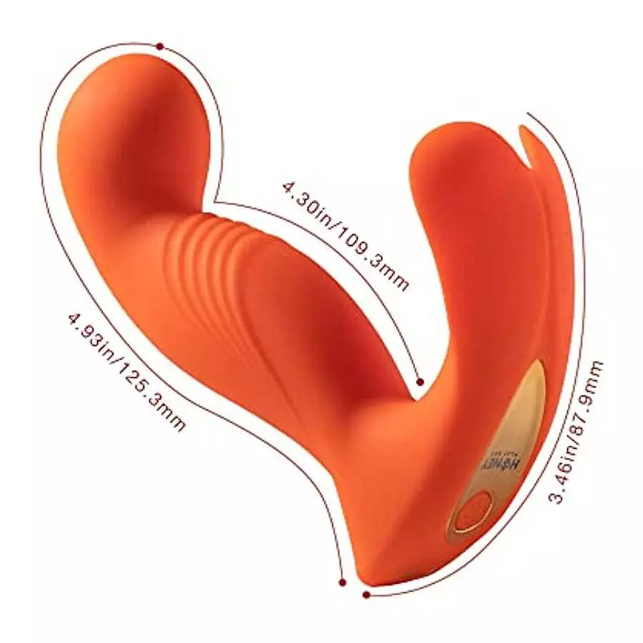 Honey Play Box G-spot Vibrator, Crave-3" Sex Toy for Women with Rotating Massage Head and Clitoral Tickler for Women and Couples