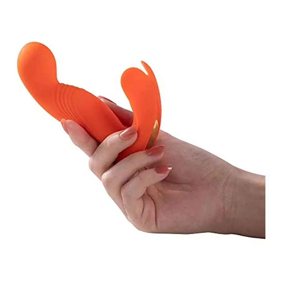 Honey Play Box G-spot Vibrator, Crave-3" Sex Toy for Women with Rotating Massage Head and Clitoral Tickler for Women and Couples