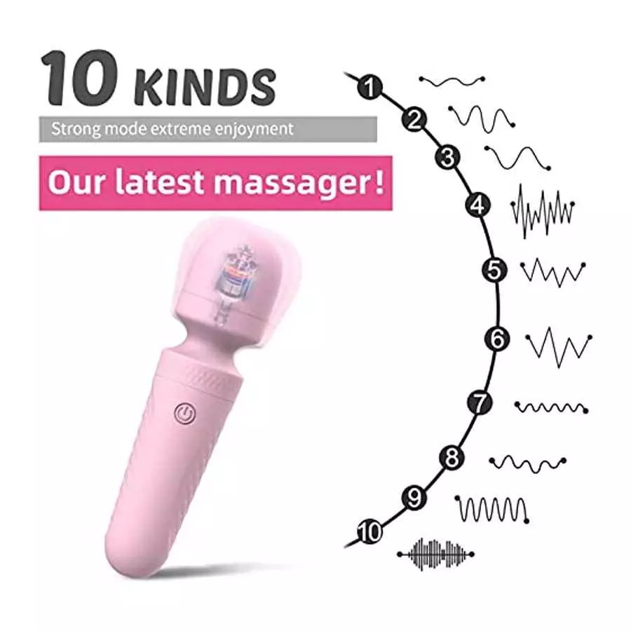 Clitoral Vibrator for Women Sex Vibrating Toys, Mini Personal Massager -10 Speeds