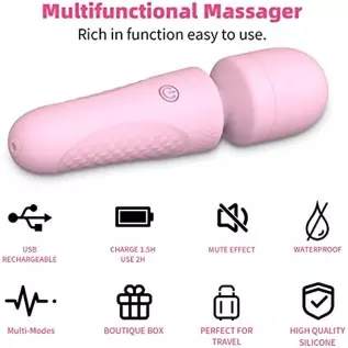 Clitoral Vibrator for Women Sex Vibrating Toys, Mini Personal Massager -10 Speeds