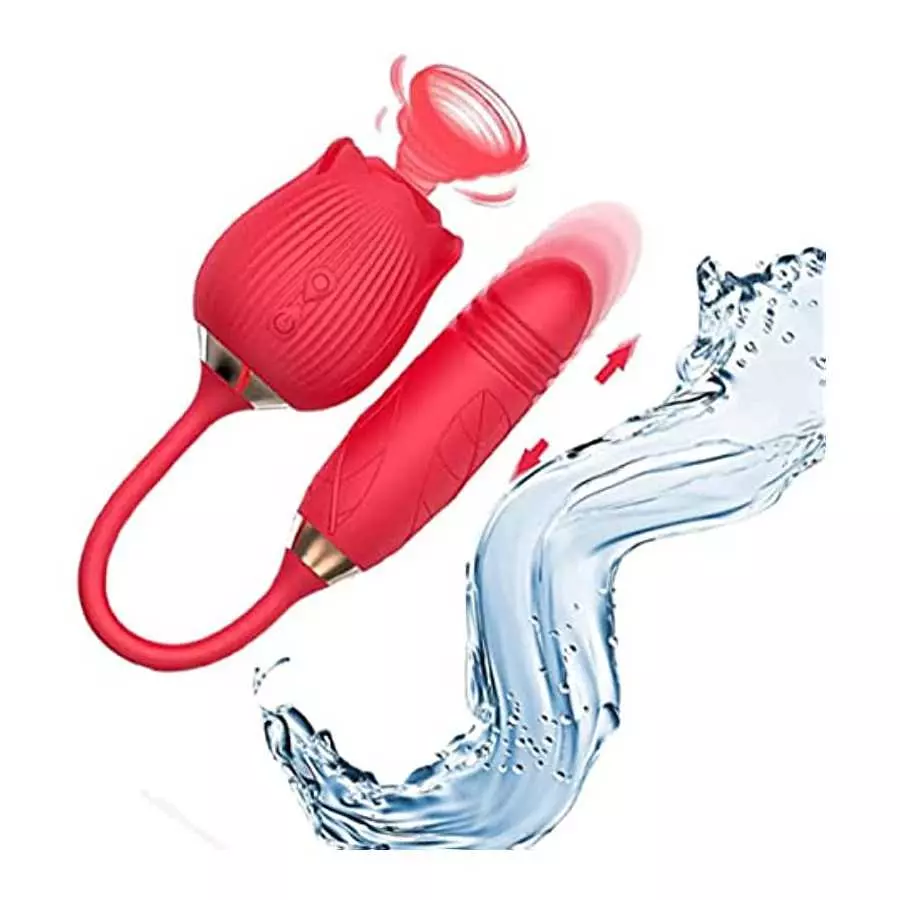 Rose Toy Vibrator for Women Mini Clitoral Vibrator Stimulator with 10 Vibrating for Clitoris & Nipple Stimulation, Adult Sex Toy Rose Toy Vibrator for Women Mini Clitoral Vibrator Stimulator with 10 Vibrating for Clitoris & Nipple Stimulation, Adult Sex Toy