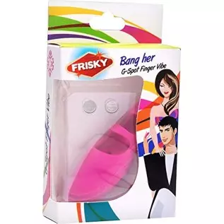 Frisky Bang Her Silicone G-Spot Finger Vibe, 1Count