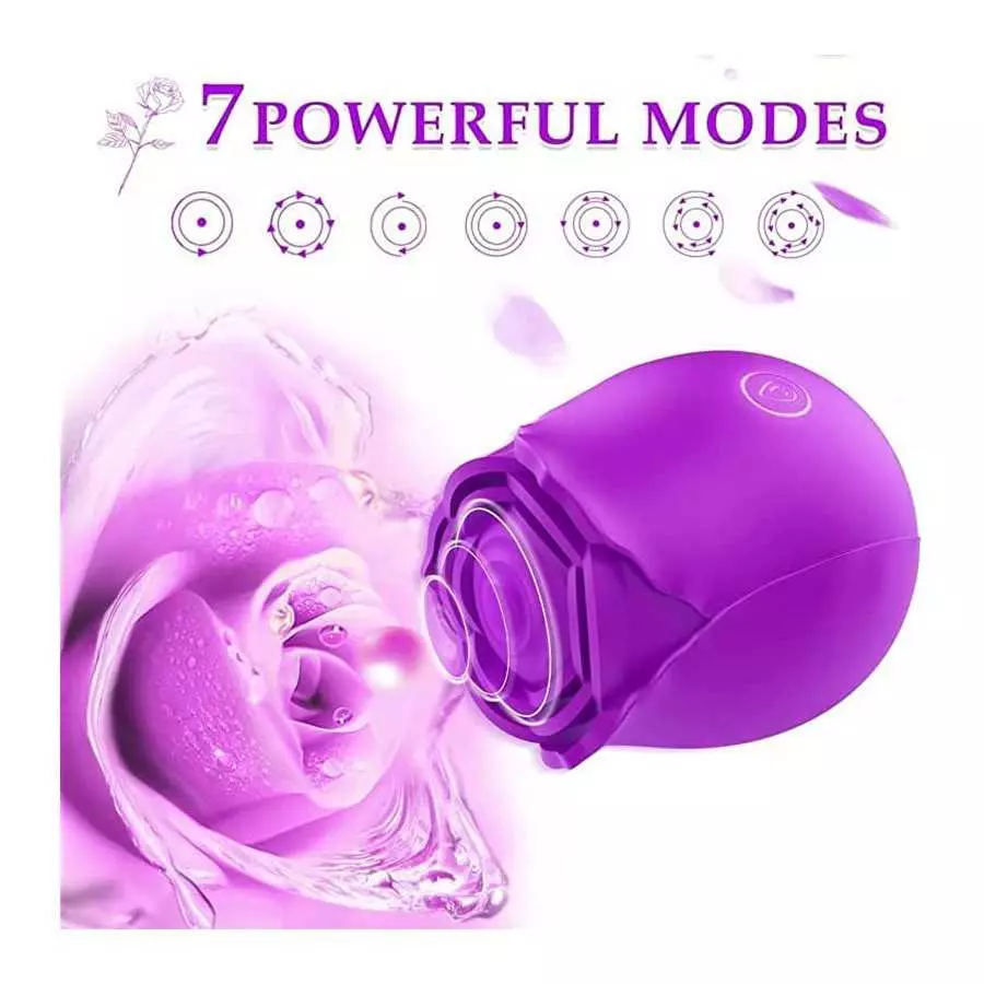 Rose Sex Stimulator for Women, Clitoral Nipple Vibrator with 9 Modes,Vibrating Personal Massager-Sex G Spot Toys Female Couples-