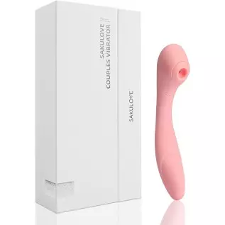 Sakulove G Spot Vibrator with 7 Modes, Clit Pulsating with 8 Sonic Modes Rechargeable Waterproof, Partner Vibrating Sex Toy for 