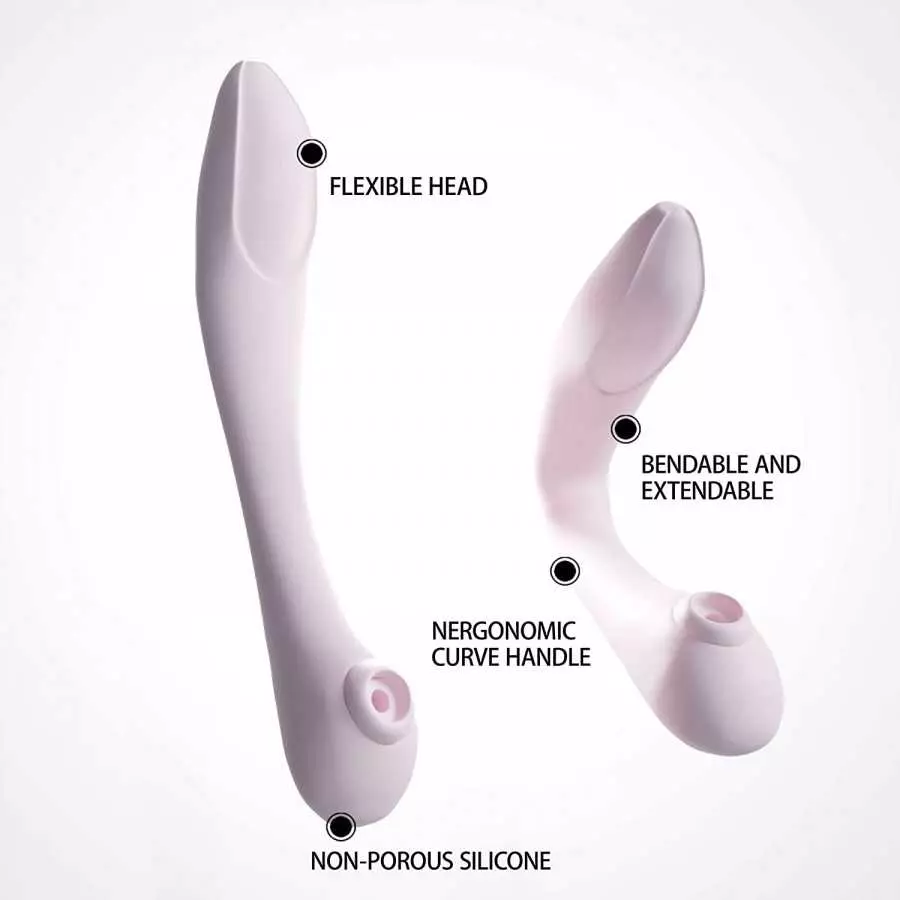 Sakulove G Spot Vibrator with 7 Modes, Clit Pulsating with 8 Sonic Modes Rechargeable Waterproof, Partner Vibrating Sex Toy for 