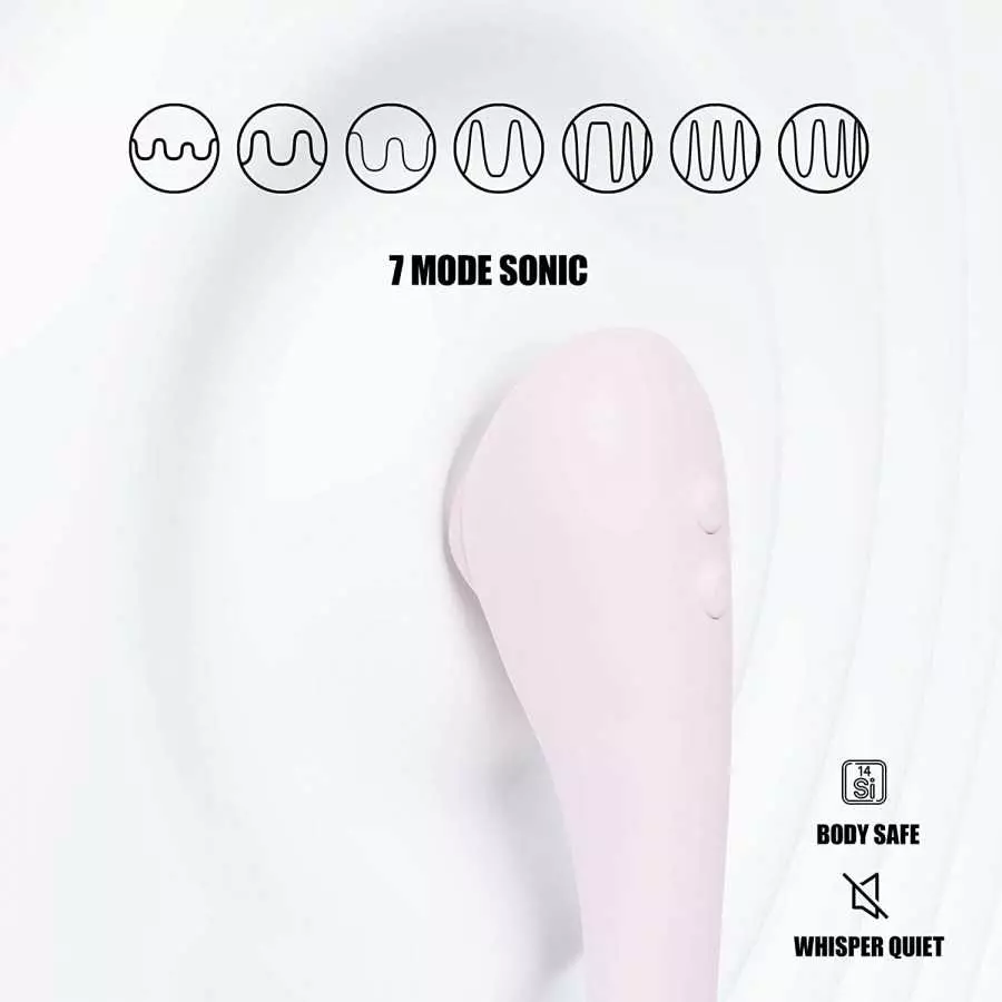 Sakulove G Spot Vibrator with 7 Modes, Clit Pulsating with 8 Sonic Modes Rechargeable Waterproof, Partner Vibrating Sex Toy for 