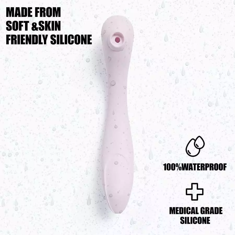 Sakulove G Spot Vibrator with 7 Modes, Clit Pulsating with 8 Sonic Modes Rechargeable Waterproof, Partner Vibrating Sex Toy for 