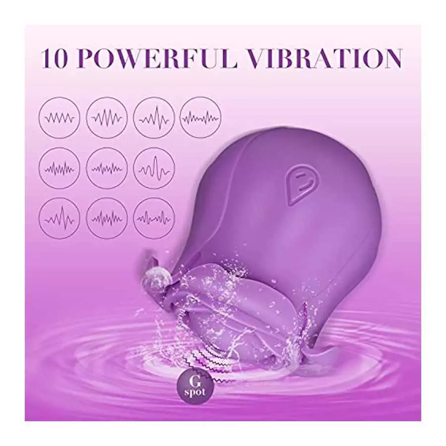 Generic Rose Toy for Women - Upgraded Rose Vibrator Clitoral Nipple Stimulator, G spot Dildo Rose Sucker Sex Toy for Women Pleas