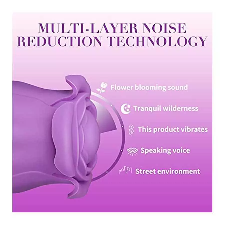 Generic Rose Toy for Women - Upgraded Rose Vibrator Clitoral Nipple Stimulator, G spot Dildo Rose Sucker Sex Toy for Women Pleas