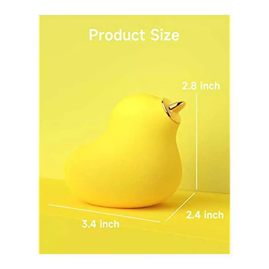 Clitoral Vibrator,HAPPINESS DANCE Toy for Women Tongue Licking Vibrator G Spot Stimulator Magnetic Rechargeable & Waterproof (Du